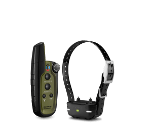 Garmin 0100120500 Sport Pro System Bundle Handheld Green w/BarkLimiter  LED Beacon Lights  1-Hand Operation  Water-Resistant Rechargeable Li-ion; Collar Up to 3 Dogs .75 Mile Range