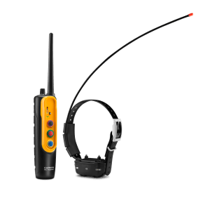 Garmin 0100120400 Pro Trashbreaker System Bundle Handheld w/BarkLimiter  Tri-Tronics  LED Beacon Lights  1-Hand Operation Yellow Rechargeable Li-ion; Collar Up to 9 Dogs 4 Mile Range
