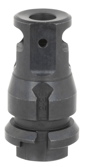 Dead Air DA109 KeyMount Muzzle Brake Black with 1/2"-28 tpi Threads & 2.60" OAL for Sandman Series  KeyMo Equipped Nomad-30 & Primal Suppressors