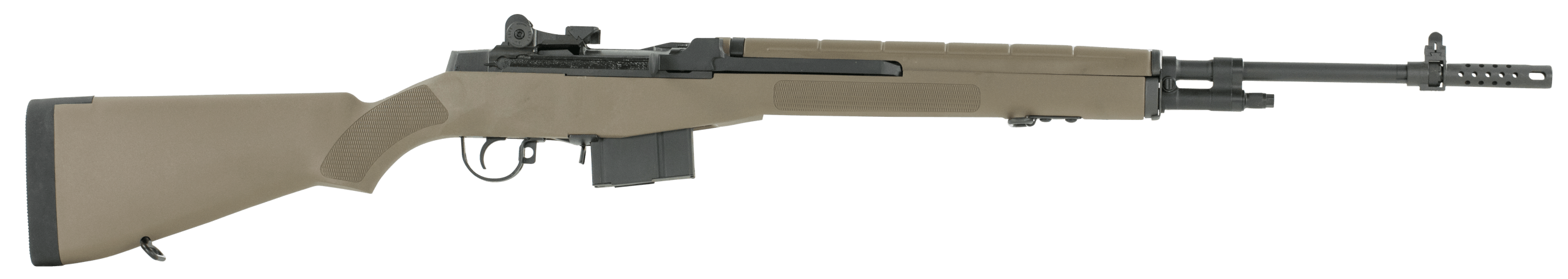 Springfield Armory MA9120CA M1A Standard Issue *CA Compliant 308 Win/7.62x51mm 10+1 22" Black Parkerized Steel Barrel Black Parkerized Steel Receiver Flat Dark Earth Synthetic Fixed Stock Right Hand