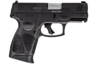 Taurus 1G3C9312X12 G3C  Compact Frame 9mm Luger 12+1 3.26" Matte Stainless Steel Barrel  Matte Black Tenifer Serrated Steel Slide  Black Polymer Frame w/Picatinny Rail  Black Polymer Grip  Right Hand