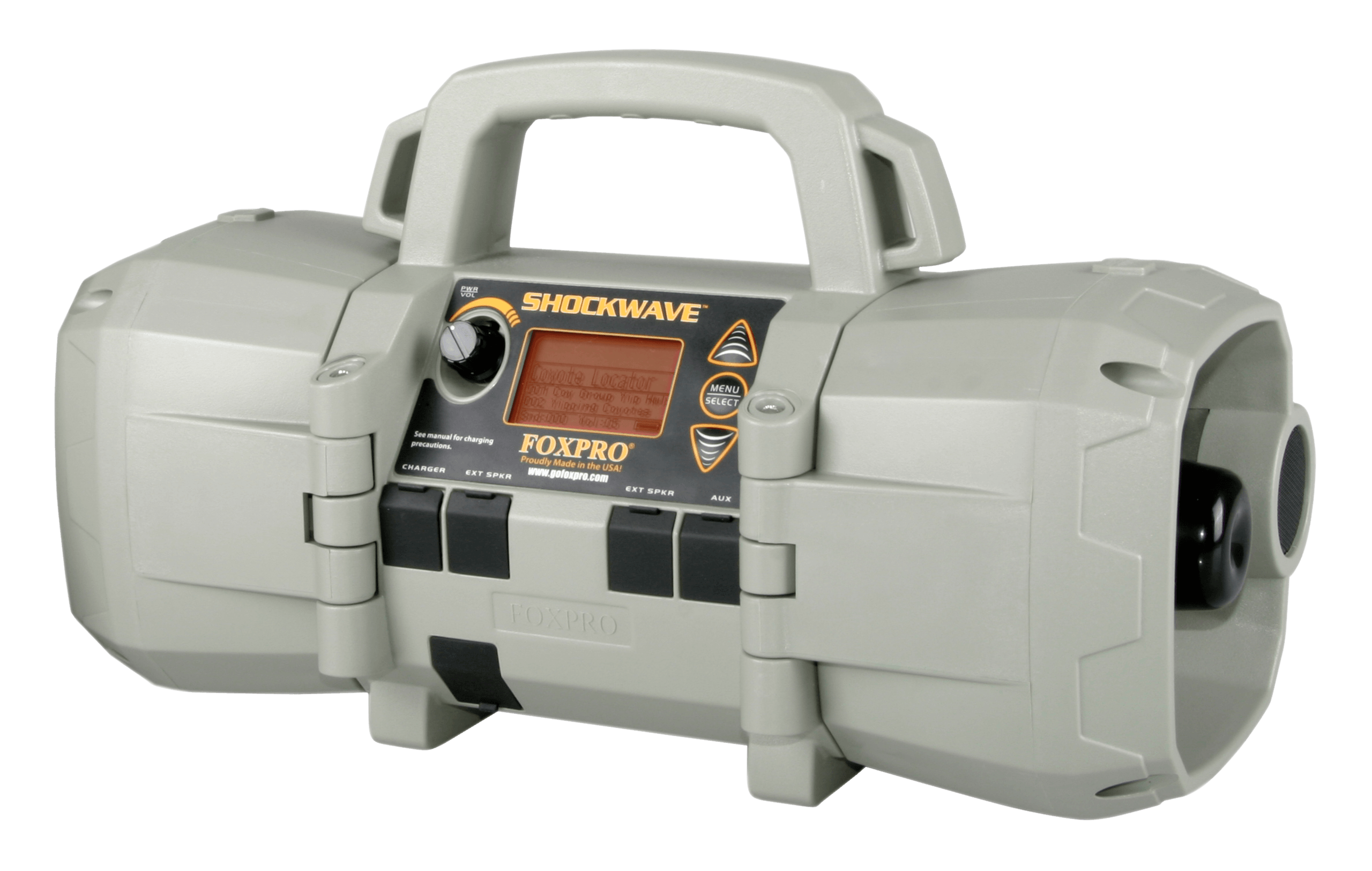 Foxpro SW1 ShockWave Digital Call Attracts Predators Features TX1000 Transmitter Sage ABS Polymer