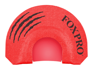 Foxpro TOPGUN Top Gun Howler Diaphragm Call Triple Reed Sounds Attracts Coyotes Red