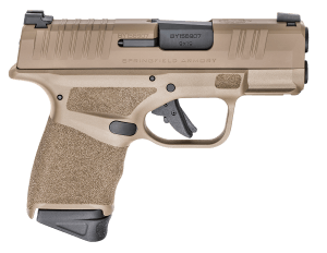 Springfield Armory HC9319F Hellcat  Micro-Compact Frame 9mm Luger 13+1/11+1 3" Melonite Steel Barrel  Flat Dark Earth Cerakote Serrated Steel Slide  Flat Dark Earth Polymer Frame w/Picatinny Rail