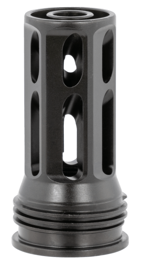Huxwrx 1799 QD 762 Flash Hider Black with 5/8"-24 tpi Threads 2.30" OAL & 1.20" Diameter for 30 Cal AR-Platform
