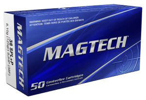 Magtech 38F Range/Training 38 Special +P 125 gr Semi Jacketed Hollow Point 50rd Box