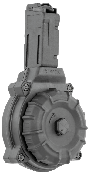 ProMag DRMA21 Standard 50rd Drum 9mm Luger Fits Sig MPX Black DuPont Zytel Polymer