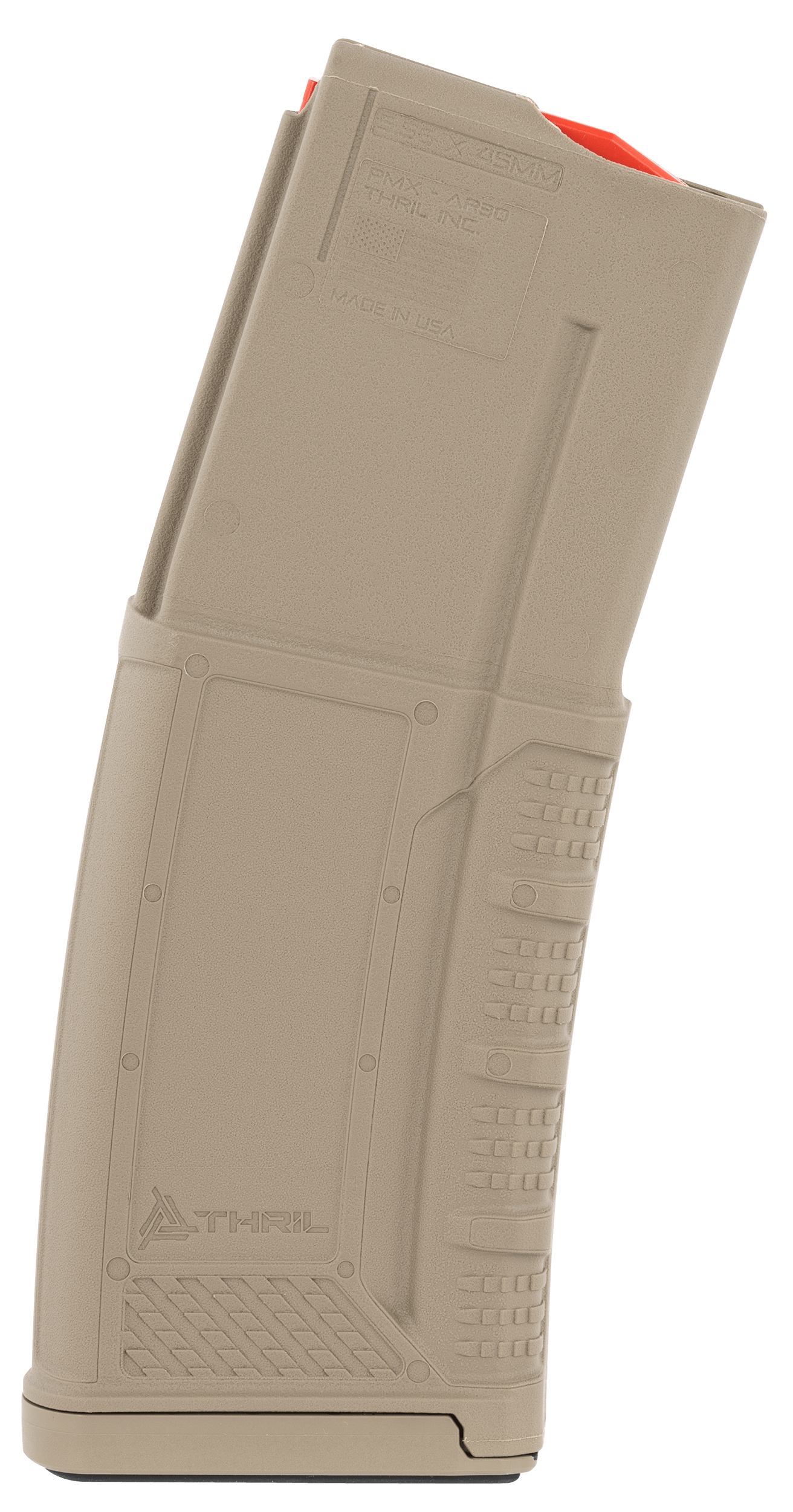 Thril PMXAR30DE PMX 30rd 5.56x45mm Fits AR-15/M4 Flat Dark Earth Polymer