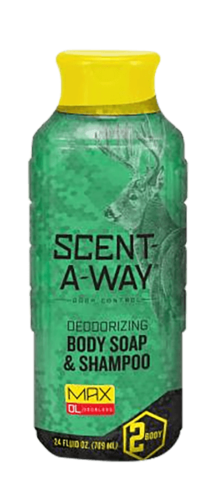 Scent-A-Way 07756 Max Green Soap Odor Eliminator Odorless Scent Vegetable Proteins 24 oz Liquid