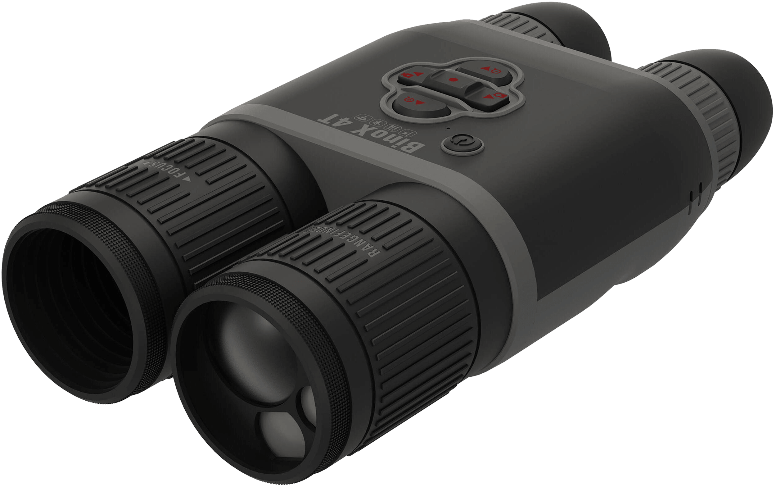 ATN TIBNBX4641L BinoX 4T Thermal Binocular Black 1-10x 19mm 4th Generation 640x480 60Hz Resolution Features Rangefinder