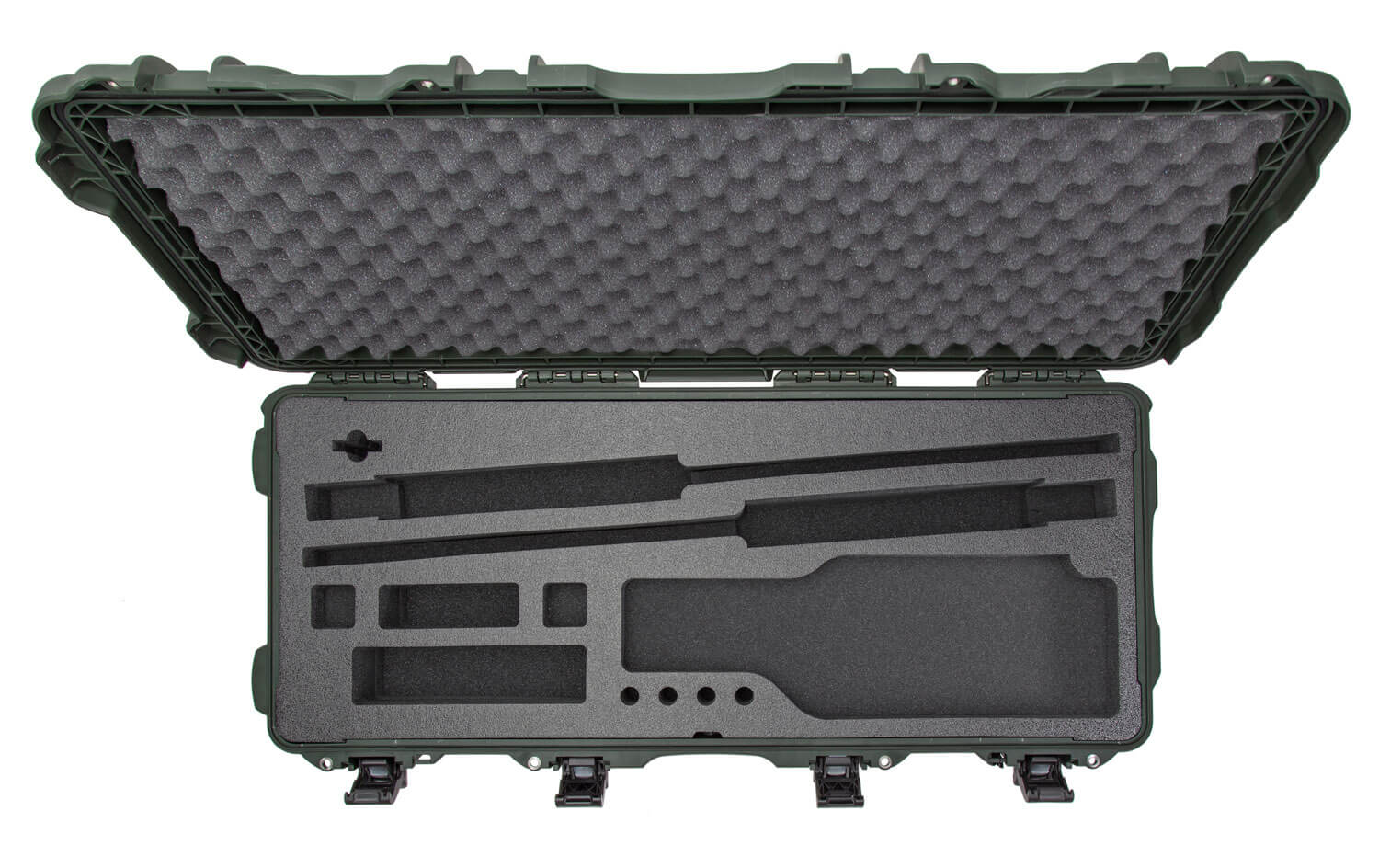 Nanuk 985TAK6 985 Takedown Case Olive Resin Lockable Latches for Rifles - Image 2