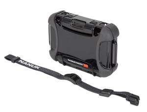 Nanuk 3100001 Nano 310 Water-Resistant Black Polycarbonate Material with PowerClaw Latches 5.20" L x 3" W x 1.10" H Interior Dimensions Includes Carry Strap