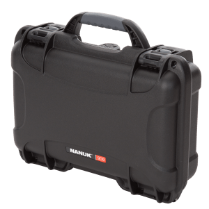 Nanuk 9091001 909  Waterproof Black Resin with Foam Padding & Airline Approved 11.40" L x 7" W x 3.70" H Interior Dimensions