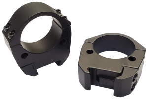 Talley TMS34M Modern Sporting  Black Anodized 34mm Medium 0 MOA