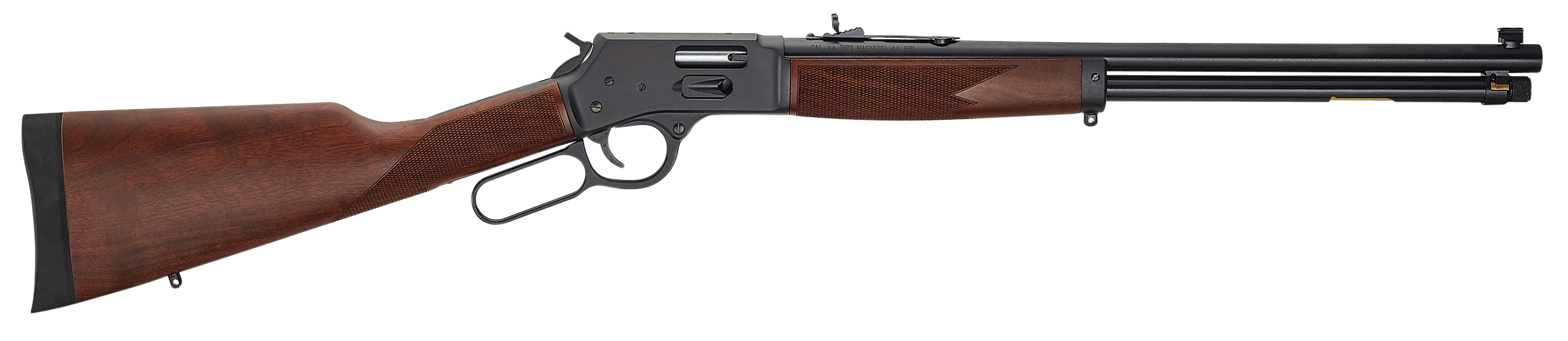 Henry H012G Big Boy Side Gate Full Size 44 Mag 10+1 20" Blued Round Barrel Blued Steel Receiver American Walnut Right Hand