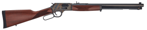 Henry H012GCC Big Boy Side Gate Full Size 44 Mag 10+1 20" Blued Round Barrel Color Case Hardened Steel Receiver American Walnut Right Hand
