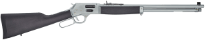 Henry H012GMAW Big Boy All Weather Side Gate 357 Mag Caliber with 10+1 Capacity 20" Barrel Satin Hard Chrome Metal Finish & Stained Hardwood Stock Right Hand (Full Size)