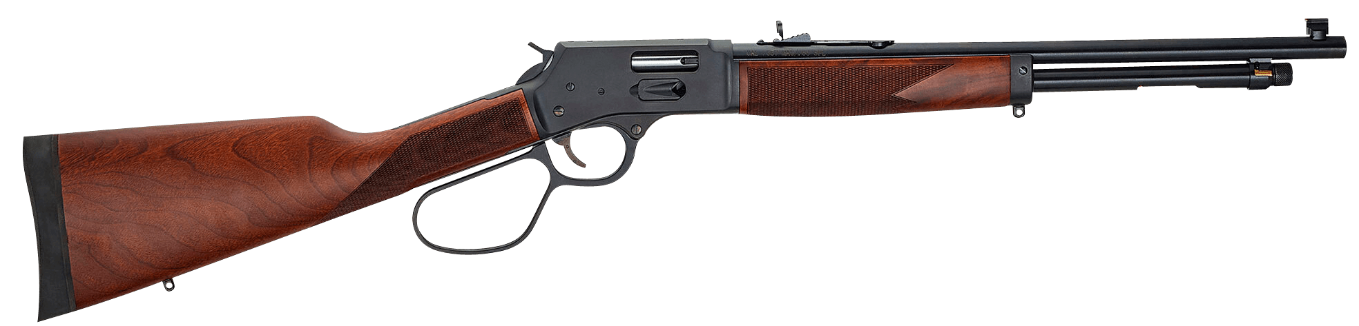 Henry H012GML Big Boy Side Gate 357 Mag Caliber with 10+1 Capacity 20" Barrel Overall Blued Metal Finish American Walnut Stock & Large Loop Right Hand (Full Size)