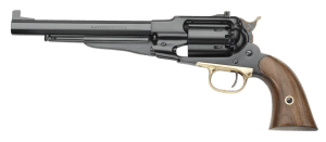 Pietta PF58STT448 1858 Remington Target Model 44 Cal 6rd 8" Blued Octagonal Steel Barrel Cylinder & Frame Walnut Grip Brass Trigger Guard