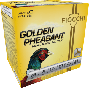 Fiocchi 283GP75 Golden Pheasant Extrema 28Gauge 3" 11/16oz 7.5Shot 25rd Box