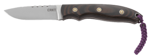 CRKT 2861 Hunt'N Fisch 2.99" Fixed Plain Satin 9Cr18MoV SS Blade/Multi-Color G10 Handle Includes Lanyard/Sheath