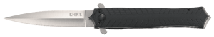 CRKT 2265 Xolotl 3.64" Folding Spear Point Plain Satin 4116 Stainless Steel Blade/Black G10 Handle Includes Pocket Clip