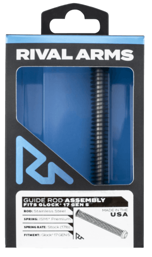 Rival Arms RA50G121S Guide Rod Assembly Silver Stainless Steel for Glock 17 Gen5