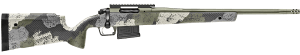 Springfield Armory BAW920308G Model 2020 Waypoint 308 Win/7.62x51mm 5+1 20" Mil-Spec Green Cerakote Fluted Barrel  Mil-Spec Green Cerakote Picatinny Rail Stainless Steel Receiver  Evergreen Camo Fixed Carbon Fiber Stock