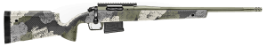 Springfield Armory BAW9206CMG Model 2020 Waypoint 6mm Creedmoor 5+1 20" Mil-Spec Green Cerakote Fluted Barrel  Mil-Spec Green Cerakote Picatinny Rail Stainless Steel Receiver  Evergreen Camo Fixed Carbon Fiber Stock