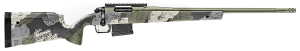 Springfield Armory BAW92265CMG Model 2020 Waypoint 6.5 Creedmoor 5+1 22" Mil-Spec Green Cerakote Fluted Barrel  Mil-Spec Green Cerakote Picatinny Rail Stainless Steel Receiver  Evergreen Camo Hybrid Profile w/M-LOK Carbon Fiber Stock