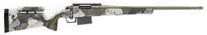 Springfield Armory BAW92265CMGA Model 2020 Waypoint Full Size 6.5 Creedmoor 5+1 22" Mil-Spec Green Cerakote Fluted Barrel  Mil-Spec Green Cerakote Picatinny Rail Receiver  Evergreen Camo Adj Comb w/M-LOK Carbon Fiber Stock  Right Hand
