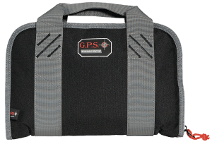 GPS Bags 1107PCCB Double Compact Black Holds 1-2 Handguns