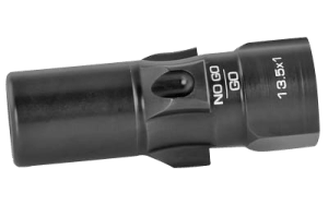 Rugged Suppressor OA004 Obsidian 3 Lug Adapter Black with 13.5x1 LH tpi Threads for 9mm Luger HK