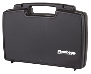 Flambeau 6455SC Safe Shot Pistol Pack Case Black Polymer Holds 2 Pistols