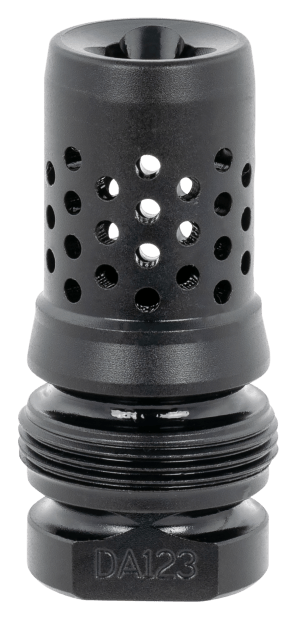 Dead Air DA123 Xeno Muzzle Brake Black Nitride 4140 Steel with 1/2"-28 tpi Threads