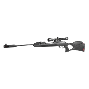 Gamo 6110038654 Swarm Magnum 10X Gen 3  Gas Piston 177 10 Shot  Black Steel Barrel  Black Receiver  Black All Weather Lightweight Thumbhole Stock  Scope 3-9x40mm
