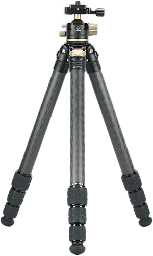 Leupold 180379 Pro Guide Tripod Kit Tripod 6.70-67" High Black Carbon Fiber