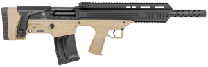ATI ATIG12BDT Bulldog 12 Gauge Semi-Auto 3" 5+1 18.50" Black Steel Barrel Black Aluminum Receiver Picatinny Rail Tan Fixed Bullpup Stoc & Grip