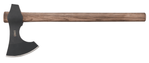 CRKT 2736 Berserker 4.65" Blade 1055 Carbon Steel Blade/Tennessee Hickory Handle 19" Long Axe w/Hammer