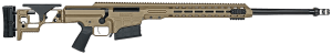 Barrett 18500 MRAD 300 PRC 10+1 26" Fluted Barrel Flat Dark Earth Cerakote Aluminum Receiver Flat Dark Earth Folding Stock w/Adjustable LOP Adjustable Match Grade Trigger Ambidextrous Safety & Magazine Release Optics Ready