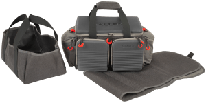 Allen 8325 Competitor Premium Gray Molded Lockable Range Bag w/Internal Tote & Fold-Up Gun Mat