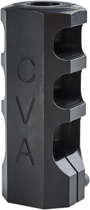 CVA AC1726 Muzzle Brake Black Nitride with 3/4"-24 tpi Threads for 50 Cal CVA Paramount Accura LR-X Accura MR-X