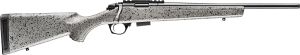 Bergara Rifles BMR001 BMR Full Size 22 LR 5+1/10+1 18" Matte Blued Steel Threaded Barrel & Drilled & Tapped Steel Receiver Fixed Gray/Black Speckled Synthetic Stock