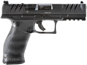 Walther Arms 2842475 PDP Optic Ready 9mm Luger 4.50" 18+1 Black Black Steel Slide Performance Duty Textured Black Polymer Grip