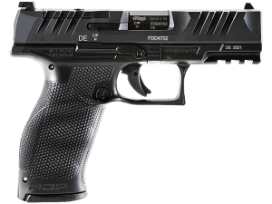 Walther Arms 2851237 PDP  Full Size 9mm Luger 18+1  4" Black Polygonal Rifled Barrel  Black Optic Ready/Serrated Slide  Black Polymer Frame w/Picatinny Rail  Black Performance Duty Texture Grips  Ambidextrous