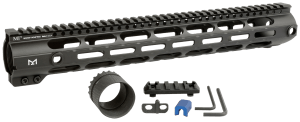 Midwest Industries MICR30815  Combat Handguard AR-308/LR-308 Black Hardcoat Anodized 15" 6061-T6 Aluminum