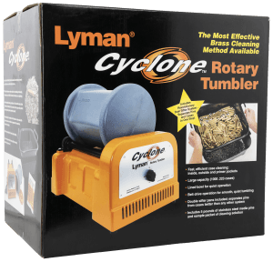 Lyman 7631550 Cyclone Rotary Tumbler Orange/Blue Multi-Caliber 1000 Cases 10 lbs