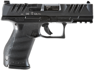Walther Arms 2854686 PDP  Compact Frame 9mm Luger 10+1 4" Black Steel Barrel  Black Optic Ready/Serrated Steel Slide  Black Polymer Frame w/Picatinny Rail  Textured Polymer Grip  Ambidextrous