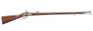 Taylors & Company 210035 1854 Lorenz Infantry II Pedersoli 54 Cal Percussion 37" White Steel Round Barrel & Receiver  Fixed Walnut Stock  Musket Cap Percussion  Right Hand