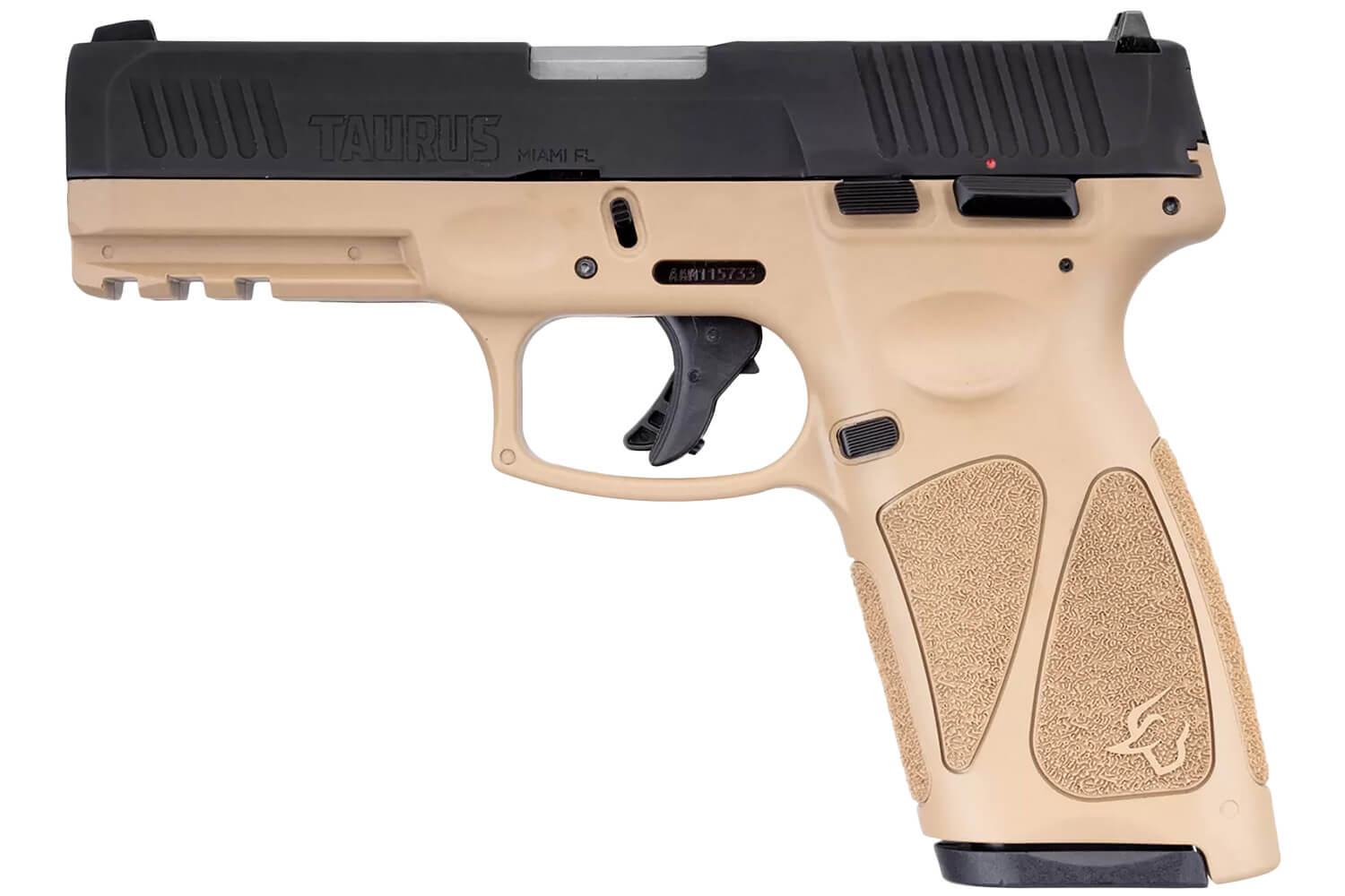Taurus 1G3B941T G3 Full Size Frame 9mm Luger 15+1 17+1 4" Matte Stainless Steel Barrel Matte Black Tenifer Serrated Alloy Steel Slide Tan Polymer Frame w/Picatinny Rail Tan Polymer Grip Right Hand - Image 2